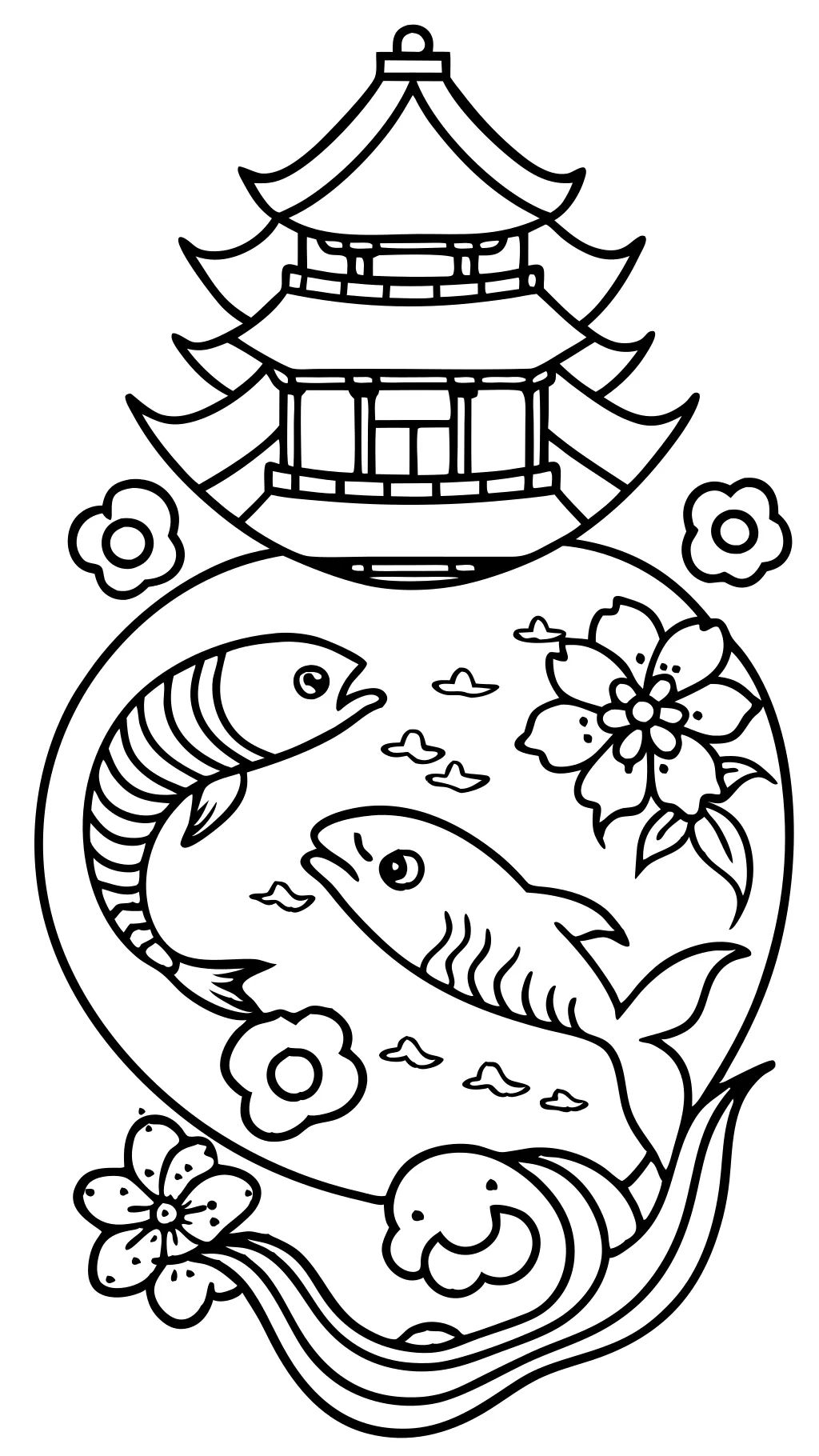 coloring pages japanese